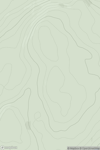 Thumbnail image for Bow Hill [Ayr to the River Clyde] showing contour plot for surrounding peak